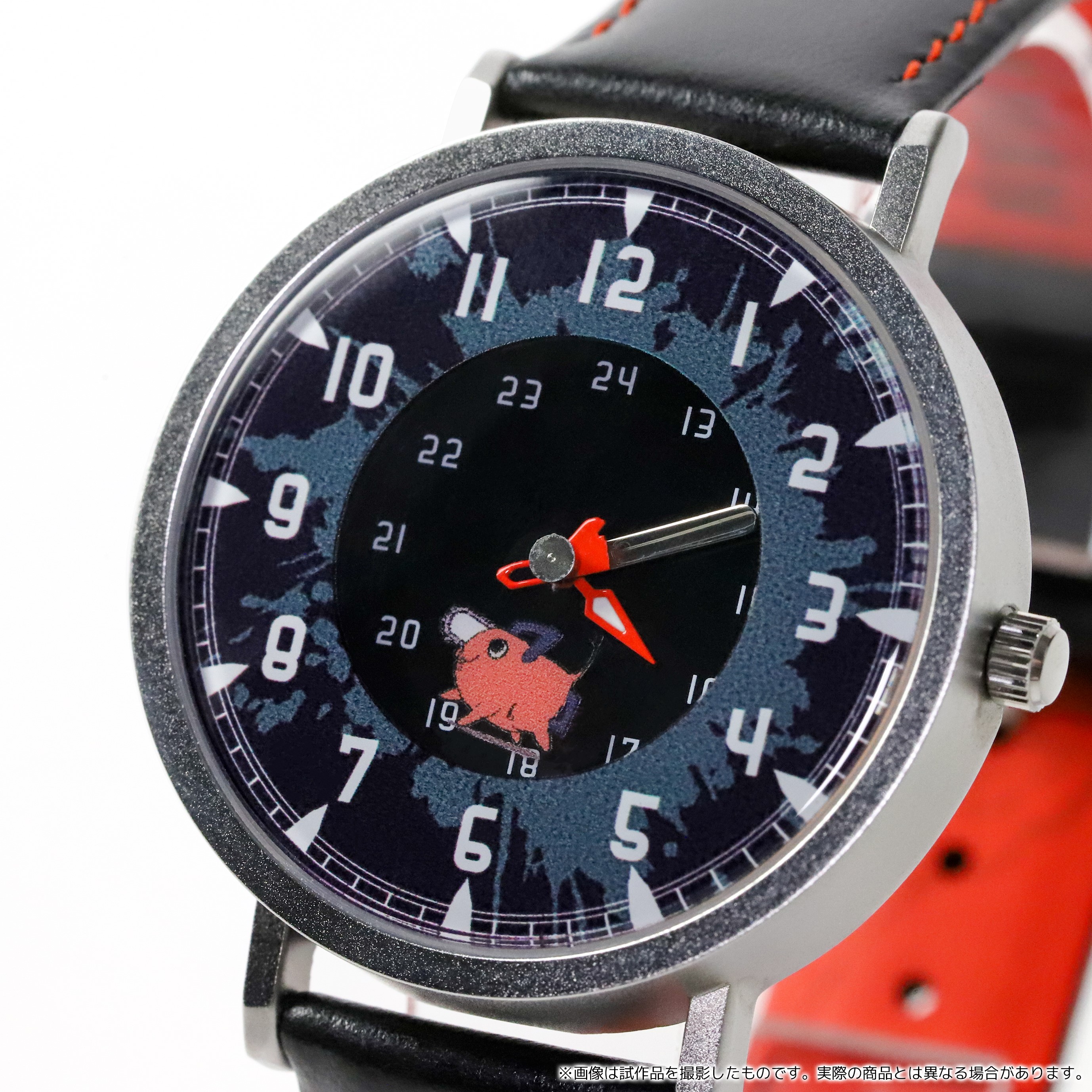 チェンソーマン の腕時計が発売 長針にはチェンソー 回転ディスク型の秒針にはポチタをデザイン Pash Plus