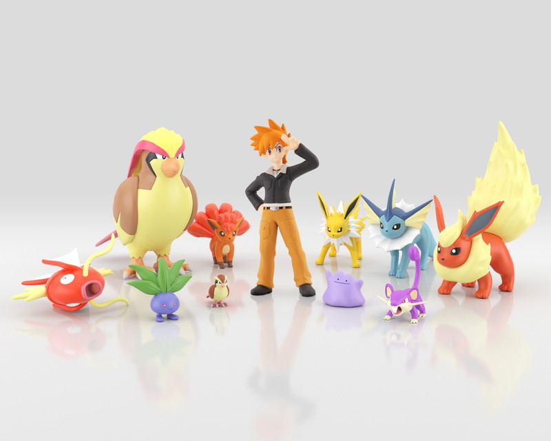 ポケモン ジョウト地方 カントー地方のポケモンたちが1 スケールフィギュアに 伝説のポケモンの限定セットも Pash Plus