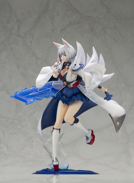 狐耳 九尾 谷間 アズールレーン の 加賀 が1 7スケールでフィギュア化 Pash Plus