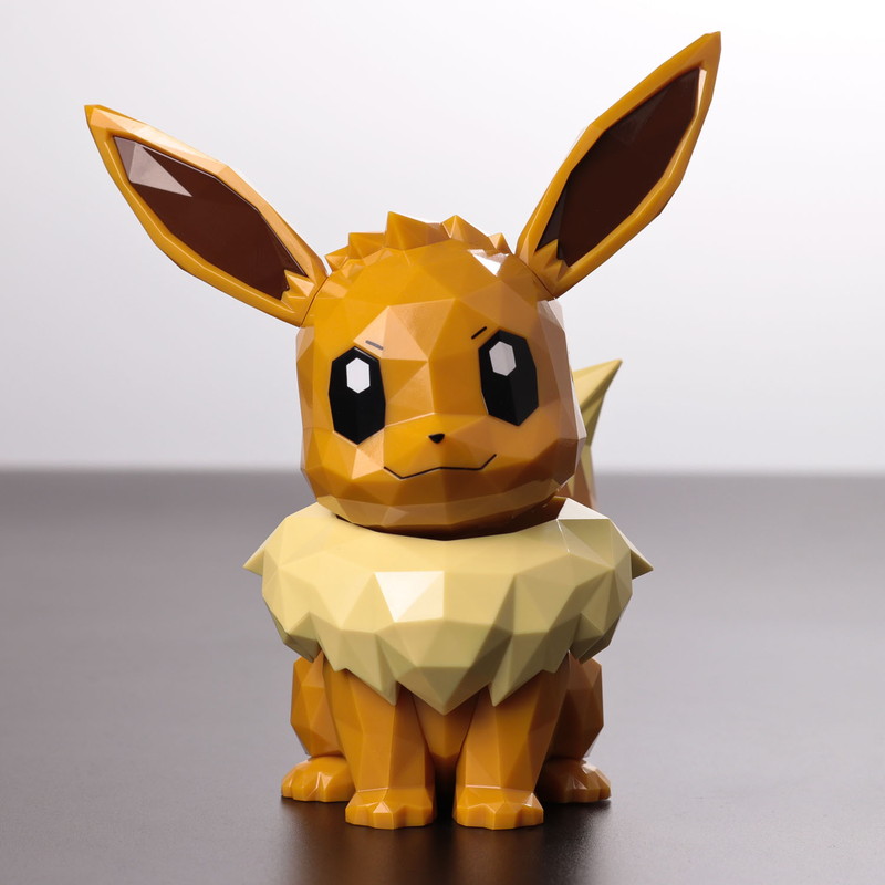 ポケモン イーブイやピカチュウたちが ポリゴン風 フィギュアに オブジェの様な高級感ある質感 Pash Plus