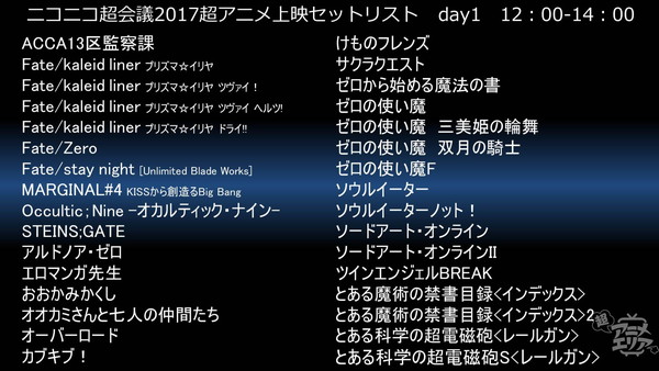 アニメop映像356作品が ニコニコ超会議17 で上映 けもフレ 生出演や キンプリ 超応援上映も Pash Plus