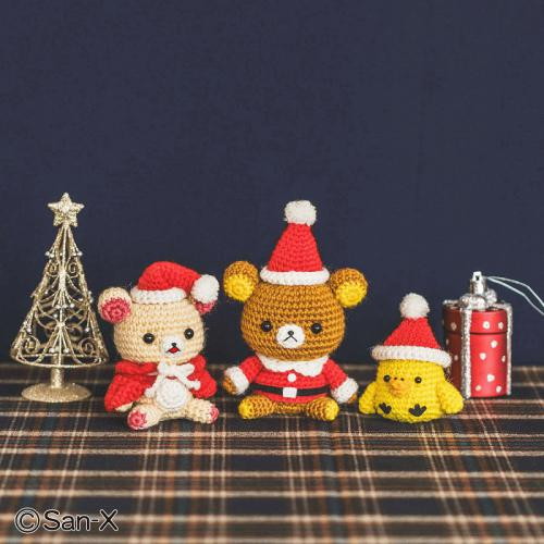 リラックマ クリスマス限定編みぐるみ手作りキットが登場 お部屋やデスクにちょこんと飾ろう ライブドアニュース