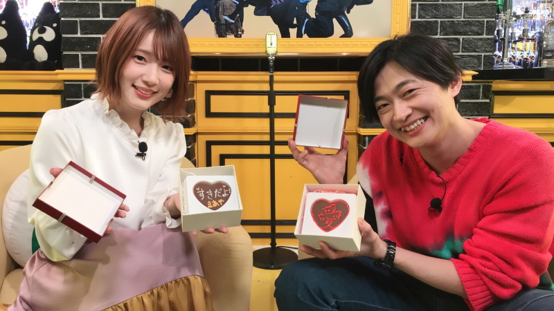 声優と夜あそび 下野 紘 内田真礼がフリルエプロン姿でチョコ作り バレンタインの甘 い台詞をダミヘに囁く Pash Plus