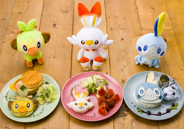 ポケモン サルノリ ヒバニー メッソンのプレートがポケモンカフェで販売 コースターも ソード シールド 仕様に Pash Plus