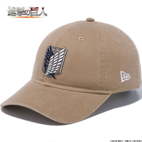 進撃の巨人 New Era コラボキャップが予約開始 自由の翼などが刺繍されたスポーティ カジュアルなデザイン Pash Plus