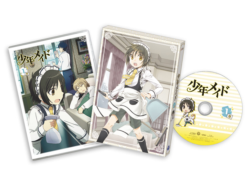 Tvアニメ 少年メイド Blu Ray Dvd第1巻のジャケット公開 Pash Plus